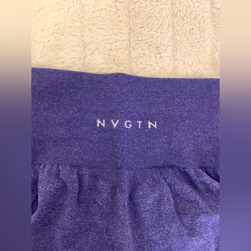 NVGTN Electric Blue Contour Seamless Leggings size XS - Picture 3 of 7
